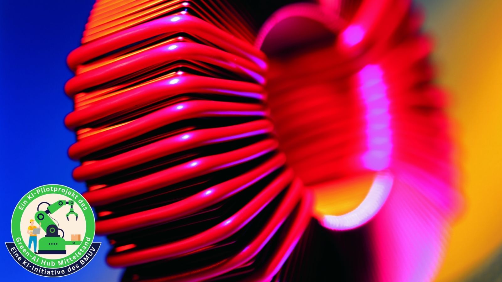 Spule aus naher Sicht.